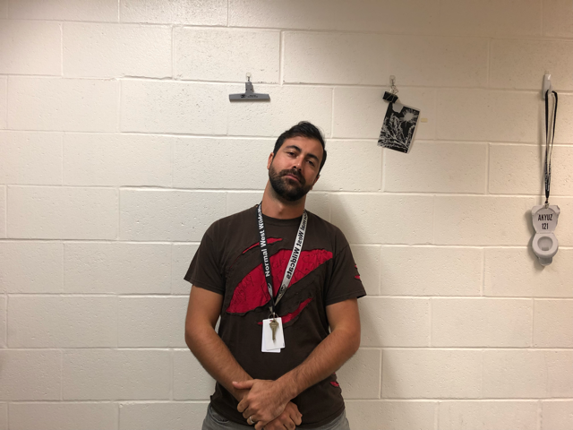 Mr.+Akyuz%2C+the+new+art+teacher+at+Normal+West.+Photo+by+Chelsie+Wakins
