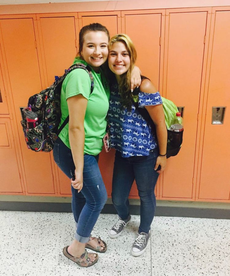 Senior+Bella+Delsasso+sports+her+Birkenstocks+with+Paige+Wallarab.
